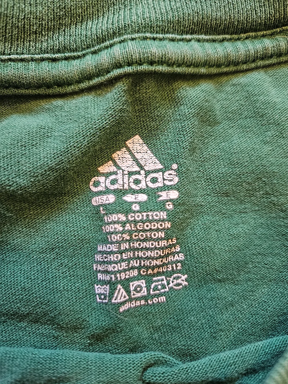 adidas green graphic